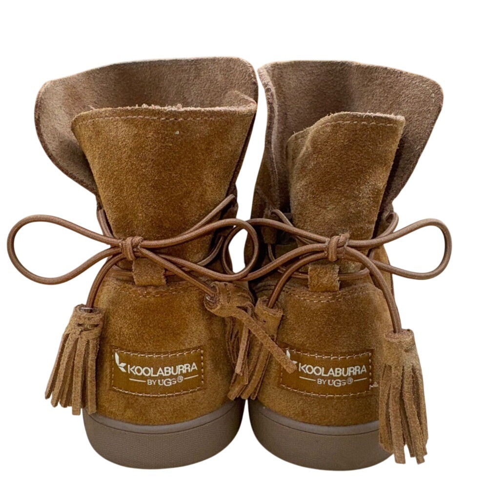 Koolaburra by UGG Skyller Chestnut Suede Ankle Boots, Women's Size 9, EUC - Picture 2 of 9